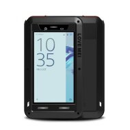 Гибридный чехол LOVE MEI для Sony Xperia X Compact (черный)