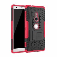 Чехол Hybrid Armor для Sony Xperia XZ2 (черный + розовый)