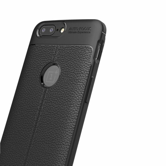 Чехол-накладка Litchi Grain для OnePlus 5 (черный) Чехол-накладка Litchi Grain для OnePlus 5 (черный)