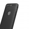 Чехол-накладка Litchi Grain для OnePlus 5 (черный)