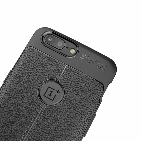 Чехол-накладка Litchi Grain для OnePlus 5 (черный) Чехол-накладка Litchi Grain для OnePlus 5 (черный)