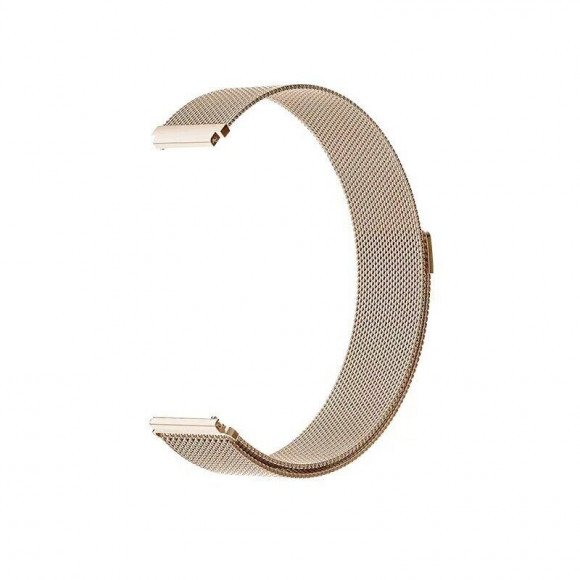 Браслет Миланская петля для Huawei Watch Fit Mini и часов с креплением 16мм (золотой) Браслет Миланская петля для Huawei Watch Fit Mini и часов с креплением 16мм (золотой)