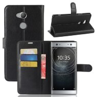 Чехол с визитницей для Sony Xperia XA2 Ultra (черный) Чехол с визитницей для Sony Xperia XA2 Ultra (черный)