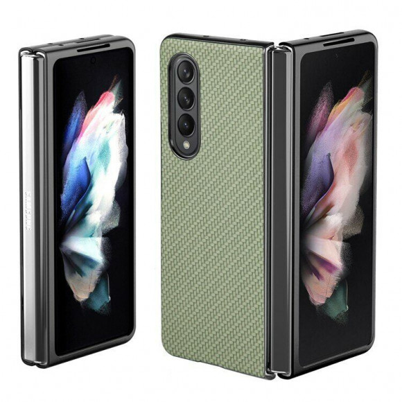 Чехол Carbon Design для Samsung Galaxy Z Fold4 (зеленый)