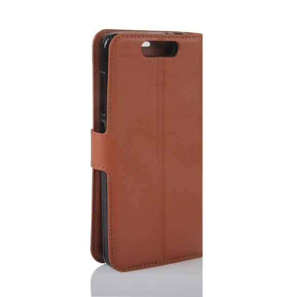Чехол с визитницей для ZTE Blade V8 (коричневый) Чехол с визитницей для ZTE Blade V8 (коричневый)