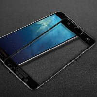 Защитное стекло 3D для Samsung Galaxy J7 Plus / C8 (черный)