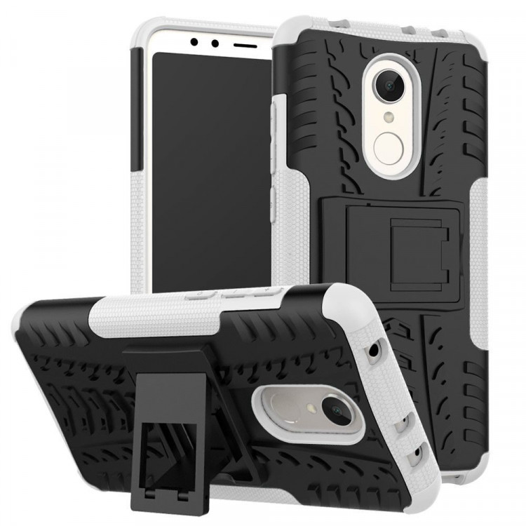 Чехол Hybrid Armor для Xiaomi Redmi 5 (черный + белый)