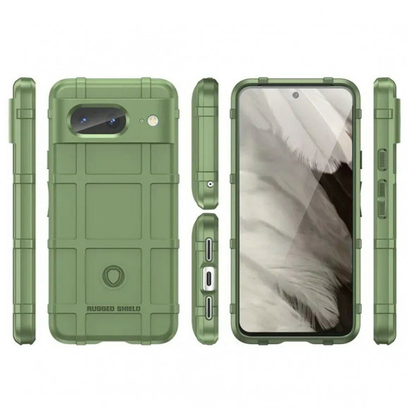 Чехол-накладка Shock-proof для Google Pixel 8 (темно-зеленый) Чехол-накладка Shock-proof для Google Pixel 8 (темно-зеленый)