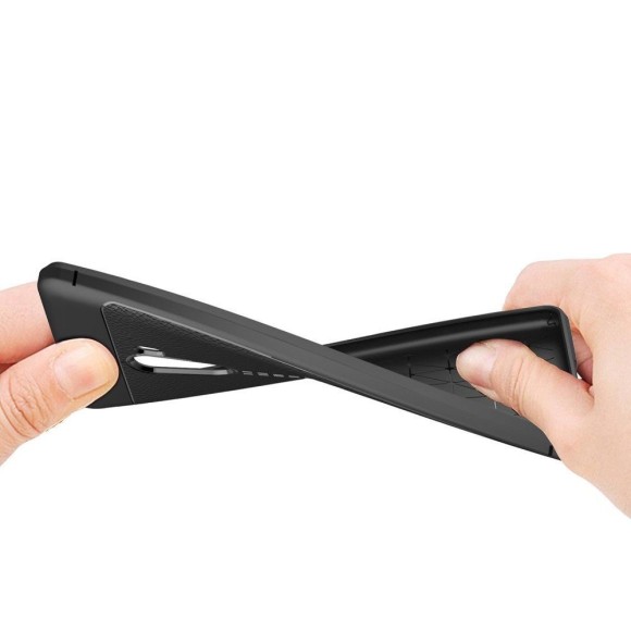 Чехол-накладка Litchi Grain для Xiaomi Mi Mix 2 (черный)