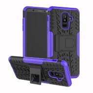 Чехол Hybrid Armor для Samsung Galaxy A6+ (Plus) (черный + фиолетовый) Чехол Hybrid Armor для Samsung Galaxy A6+ (Plus) (черный + фиолетовый)