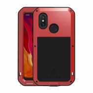 Гибридный чехол LOVE MEI для Xiaomi Mi 8 (красный) Гибридный чехол LOVE MEI для Xiaomi Mi 8 (красный)