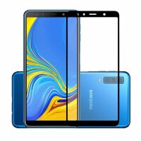 Защитное стекло 3D для Samsung Galaxy A7 (2018) (черный)