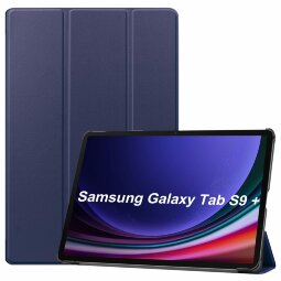 Планшетный чехол для Samsung Galaxy Tab S9 Plus (темно-синий)