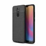 Чехол-накладка Litchi Grain для Xiaomi Redmi 8 / Redmi 8A (черный)