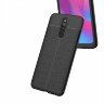 Чехол-накладка Litchi Grain для Xiaomi Redmi 8 / Redmi 8A (черный)