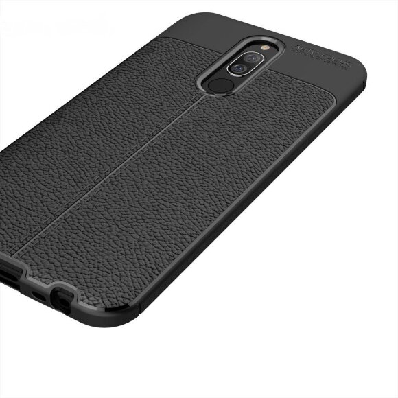Чехол-накладка Litchi Grain для Xiaomi Redmi 8 / Redmi 8A (черный)