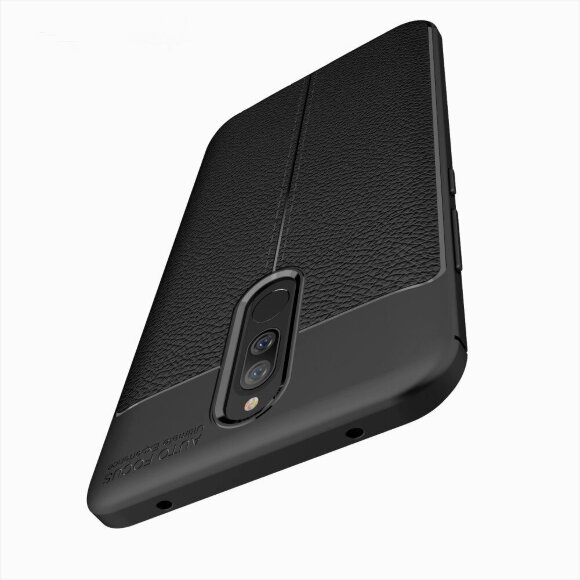 Чехол-накладка Litchi Grain для Xiaomi Redmi 8 / Redmi 8A (черный)