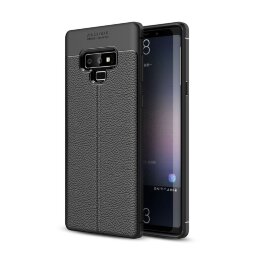Чехол-накладка Litchi Grain для Samsung Galaxy Note 9 (черный)