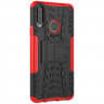 Чехол Hybrid Armor для Samsung Galaxy A20s (черный + красный)