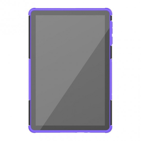 Чехол Hybrid Armor для Huawei MatePad T10 / T10s / C5e / C3 / Honor Pad X8 / X8 Lite / X6 (черный + фиолетовый)