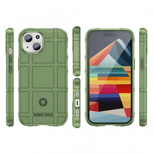 Чехол-накладка Shock-proof для iPhone 15 Plus (зеленый) Чехол-накладка Shock-proof для iPhone 15 Plus (зеленый)