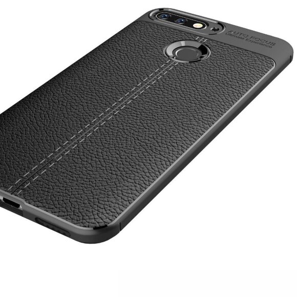 Чехол-накладка Litchi Grain для Huawei Y6 Prime (2018) / Honor 7A / Honor 7C (AUM-L41) / Honor 7A Pro (AUM-L29) (черный) Чехол-накладка Litchi Grain для Huawei Y6 Prime (2018) / Honor 7A / Honor 7C (AUM-L41) / Honor 7A Pro (AUM-L29) (черный)