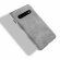 Кожаная накладка-чехол Litchi Texture для Samsung Galaxy S10+ (Plus) (серый)