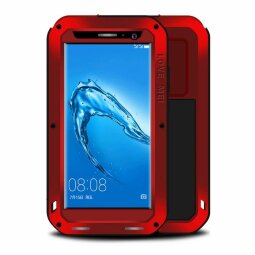 Гибридный чехол LOVE MEI для Huawei Nova Plus / Huawei G9 Plus (красный)