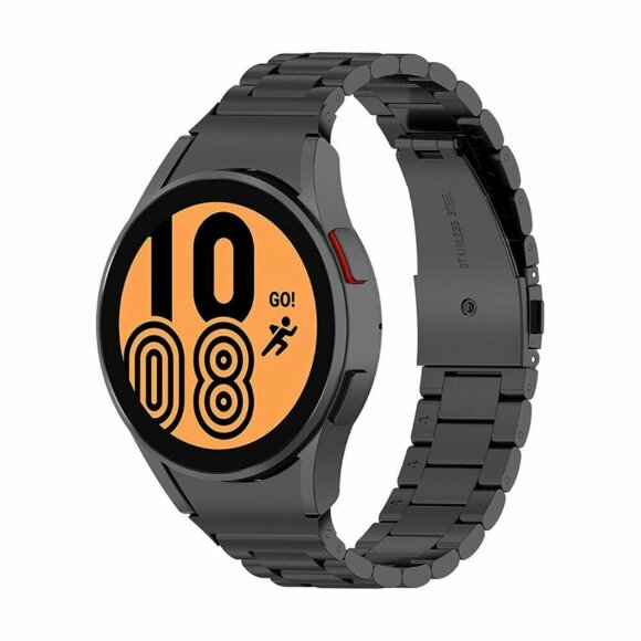 Стальной браслет для Samsung Galaxy Watch 4 / Watch 5 / Watch 5 Pro (черный) Стальной браслет для Samsung Galaxy Watch 4 / Watch 5 / Watch 5 Pro (черный)