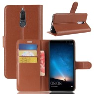 Чехол с визитницей для Huawei Mate 10 Lite / Nova 2i (коричневый) Чехол с визитницей для Huawei Mate 10 Lite / Nova 2i (коричневый)