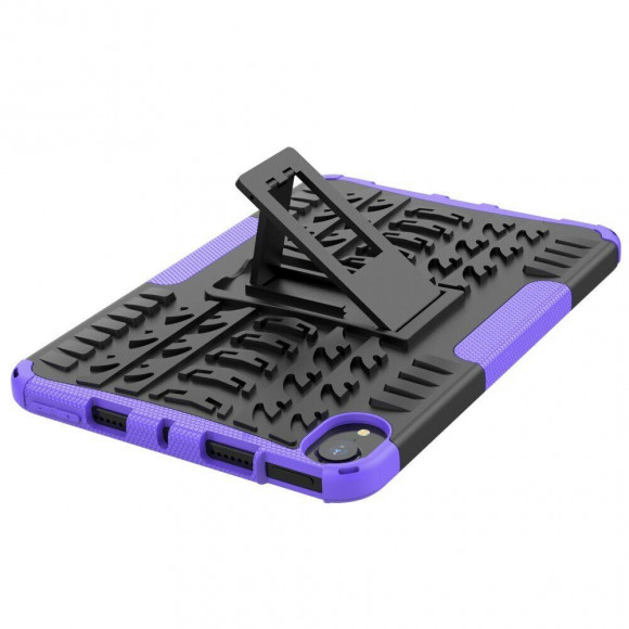 Чехол Hybrid Armor для Apple iPad mini 6 (черный + фиолетовый) Чехол Hybrid Armor для Apple iPad mini 6 (черный + фиолетовый)
