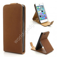 Вертикальный чехол для iPhone 5C (коричневый)