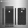 Чехол-накладка Carbon Fibre для Huawei P9 (сине-зеленый)
