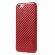 Чехол-накладка Artistic Carbon для iPhone 6 Plus / 6S Plus (красный)