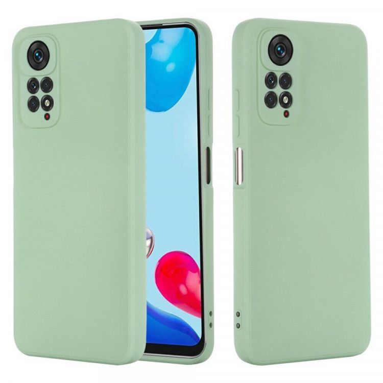 Силиконовый чехол Mobile Shell для Xiaomi Redmi Note 11 / Redmi Note 11S (зеленый)