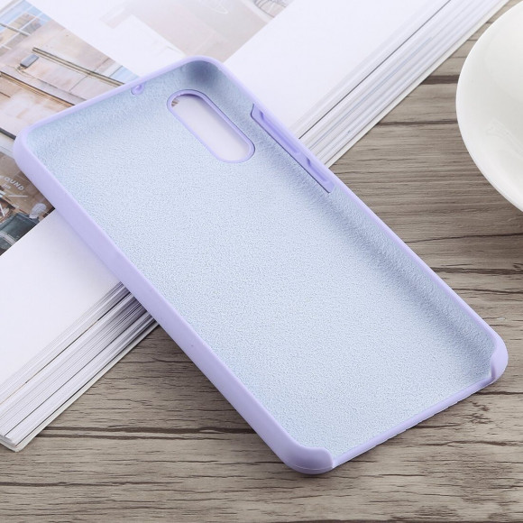 Силиконовый чехол Mobile Shell для Huawei P20 (фиолетовый) Силиконовый чехол Mobile Shell для Huawei P20 (фиолетовый)