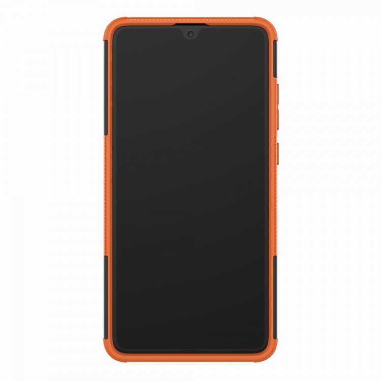 Чехол Hybrid Armor для Huawei Mate 20 (черный + оранжевый)