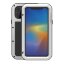 Гибридный чехол LOVE MEI для iPhone 11 Pro Max (серебряный)