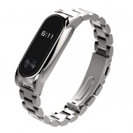 Стальной браслет для Xiaomi Mi Band 2 (серебряный) Стальной браслет для Xiaomi Mi Band 2 (серебряный)