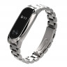 Стальной браслет для Xiaomi Mi Band 2 (серебряный)