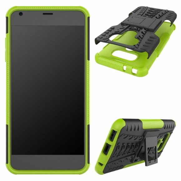 Чехол Hybrid Armor для LG G6 (черный + зеленый) Чехол Hybrid Armor для LG G6 (черный + зеленый)