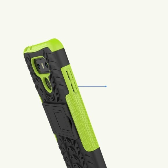 Чехол Hybrid Armor для LG G6 (черный + зеленый) Чехол Hybrid Armor для LG G6 (черный + зеленый)