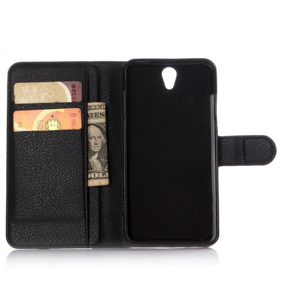 Чехол с визитницей для Lenovo Vibe S1 (черный) Чехол с визитницей для Lenovo Vibe S1 (черный)