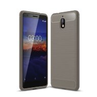 Чехол-накладка Carbon Fibre для Nokia 3.1 (серый) Чехол-накладка Carbon Fibre для Nokia 3.1 (серый)