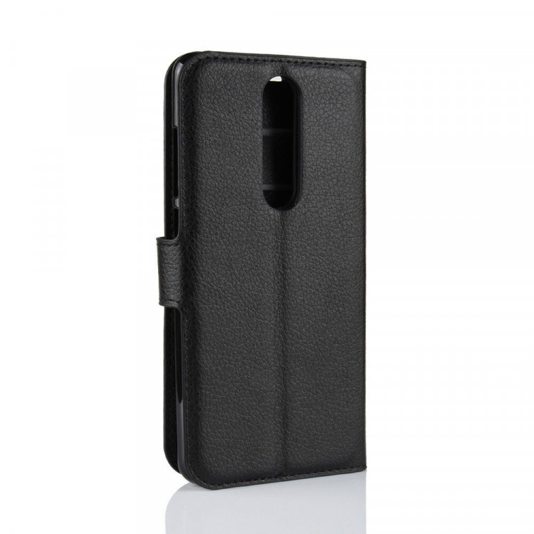 Чехол с визитницей для Nokia 5.1 (черный)