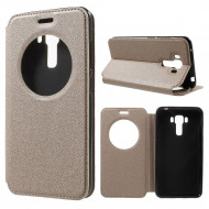 Чехол с окном ASUS 3 Laser ZC551KL (золотой) Чехол с окном ASUS 3 Laser ZC551KL (золотой)