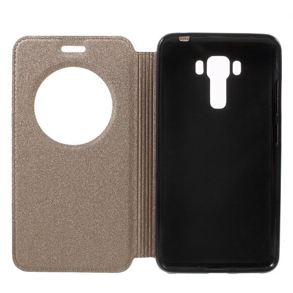 Чехол с окном ASUS 3 Laser ZC551KL (золотой) Чехол с окном ASUS 3 Laser ZC551KL (золотой)