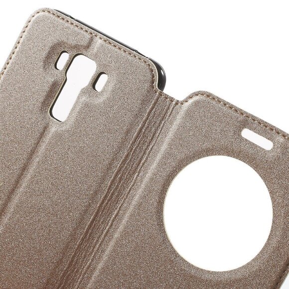 Чехол с окном ASUS 3 Laser ZC551KL (золотой) Чехол с окном ASUS 3 Laser ZC551KL (золотой)