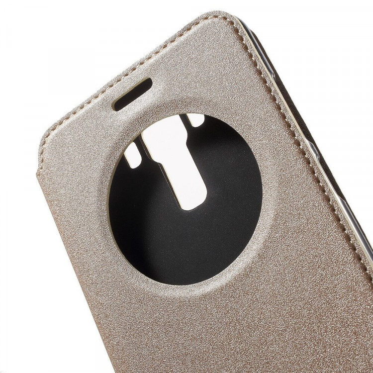 Чехол с окном ASUS 3 Laser ZC551KL (золотой)