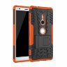 Чехол Hybrid Armor для Sony Xperia XZ2 (черный + оранжевый)